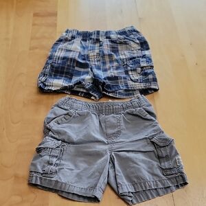 Boys 24M Summer Cargo Shorts Lot Carter’s + Children’s Place